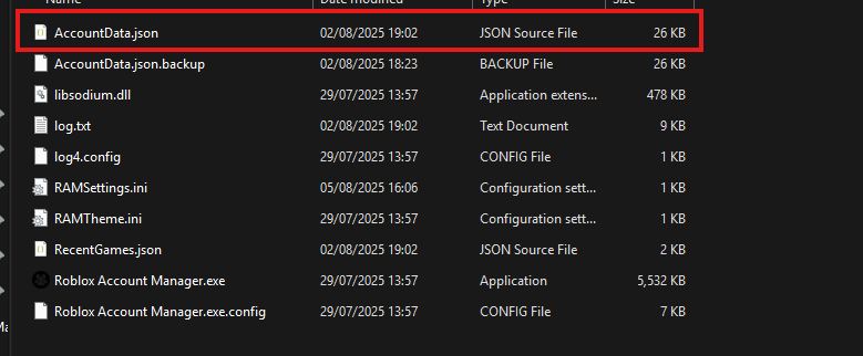 account-data-location