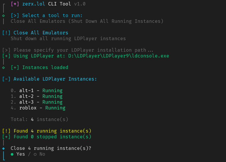 close-emulators-start